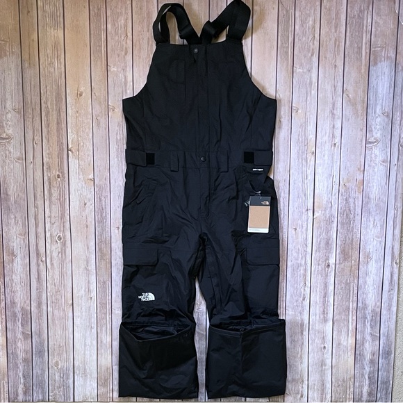 The North Face Men’s Freedom Bib Winter Ski Waterproof Pants In Black - Picture 2 of 15